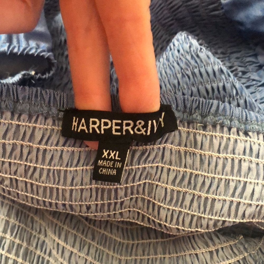 NWT Harper & Ivy Blue Dress size XXL - Picture 8 of 10